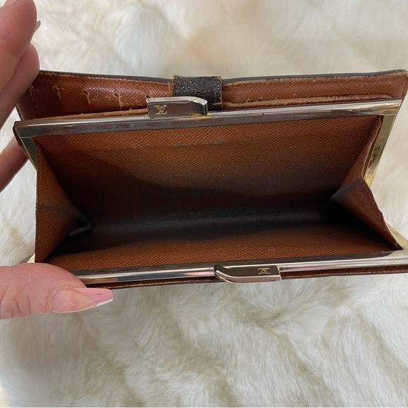 LOUIS VUITTON Long Wallet Monogram Canvas Authentic USED - Picture 5 of 11